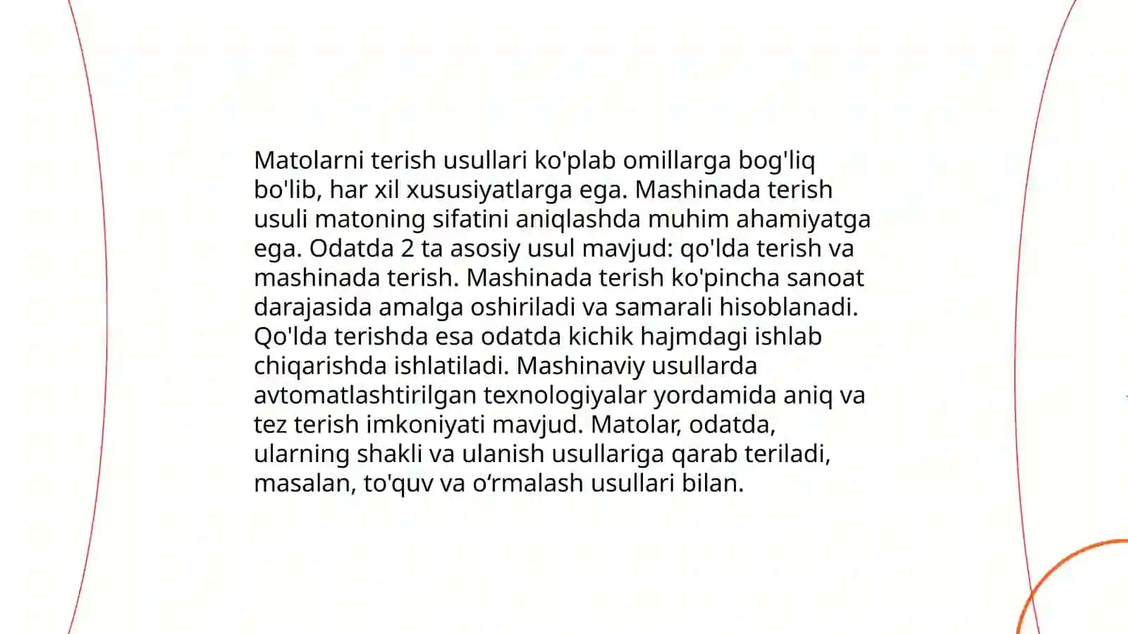 Trikotaj to'qimalarining tasnifi 4