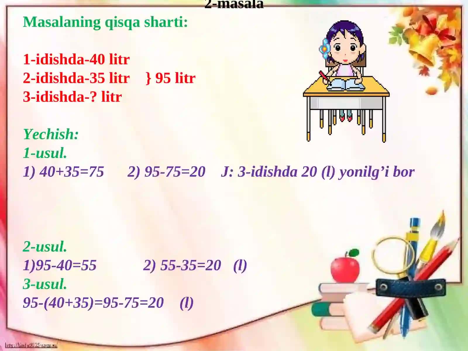 Matematika darsi 4
