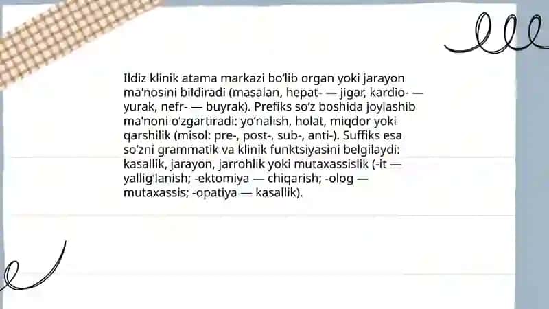 Klinik terminologiyaga kirish 4