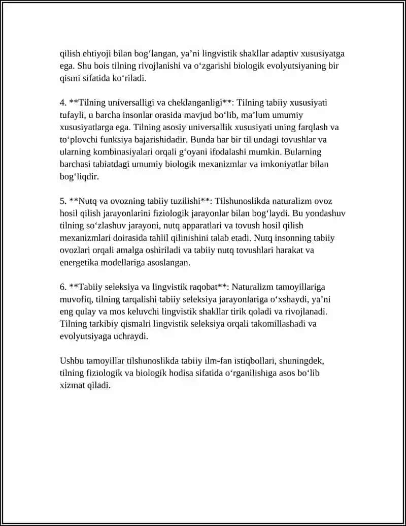 TILSHUNOSLIKDA NATURALIZM VA STRUKTURALIZM 4