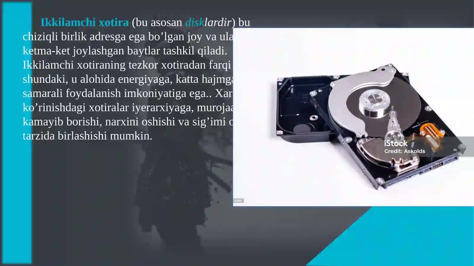 Operatsion tizimda xotira boshqarish 4