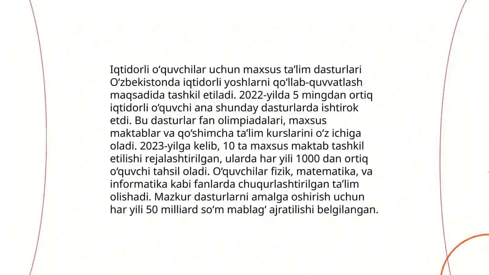 Iqtidorli oʻquvchilar bilan ishlash 4