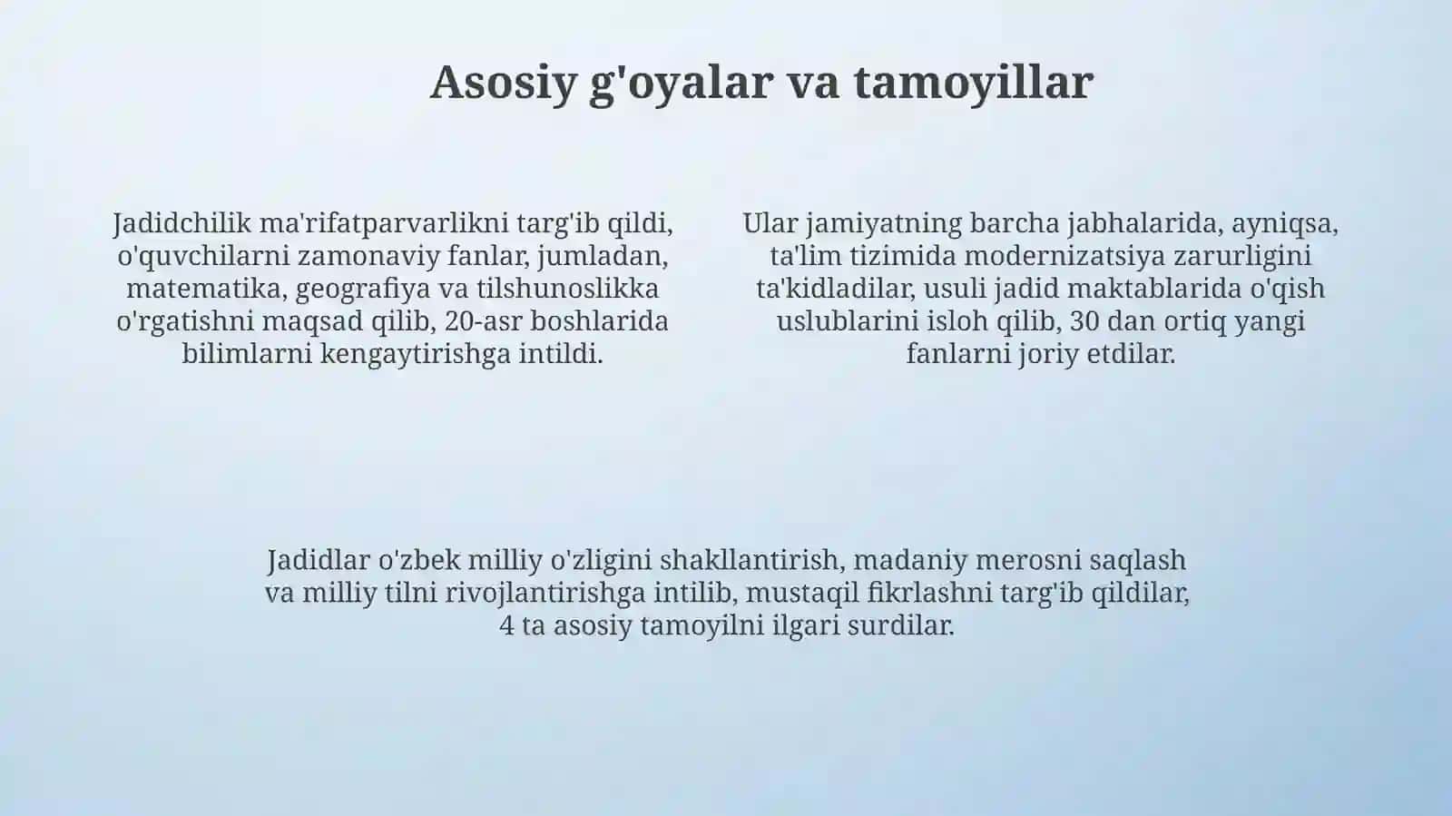 Jadidchilikning kelib chiqishi va mohiyati 4