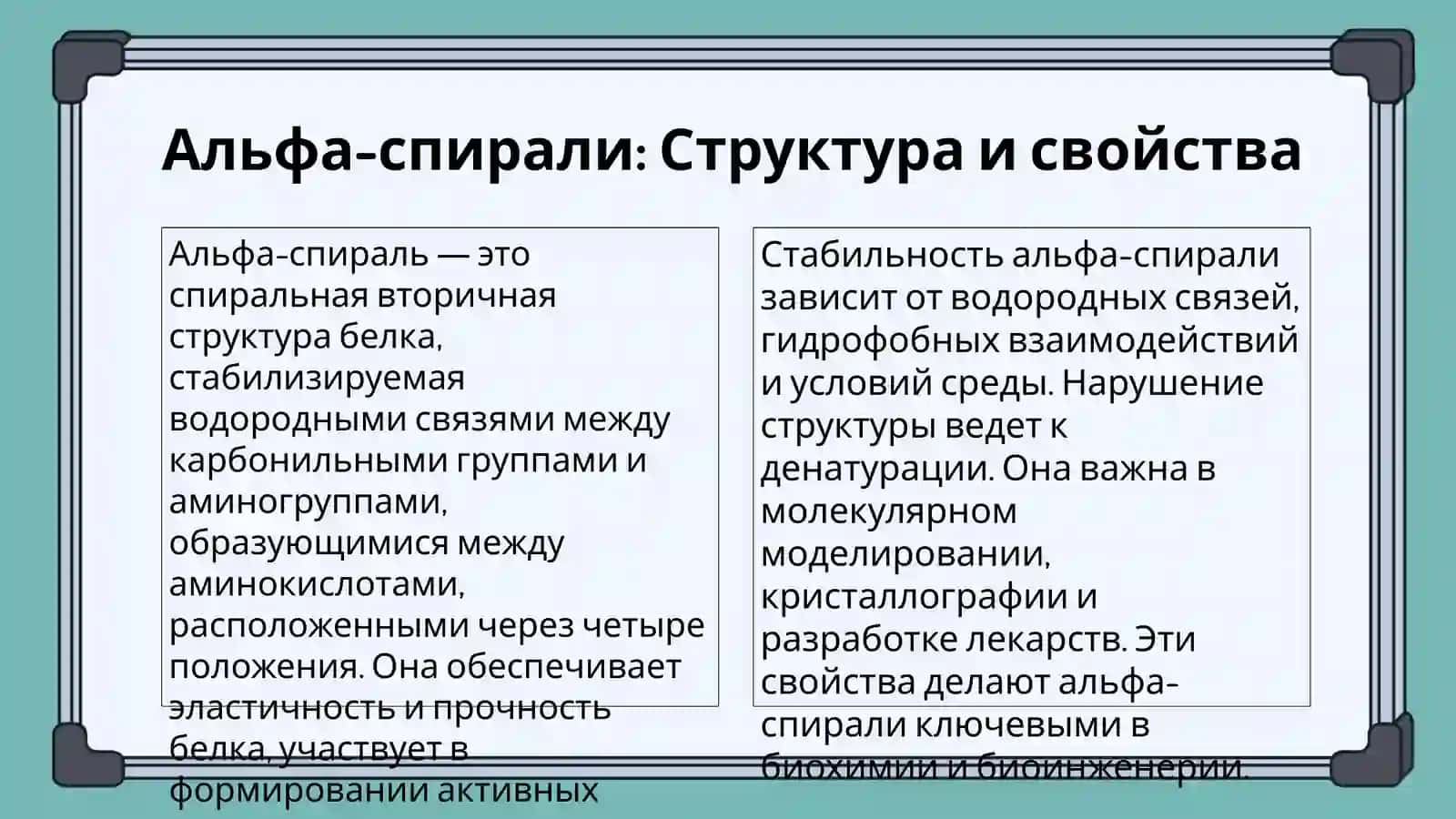 Вторичная структура белков 4