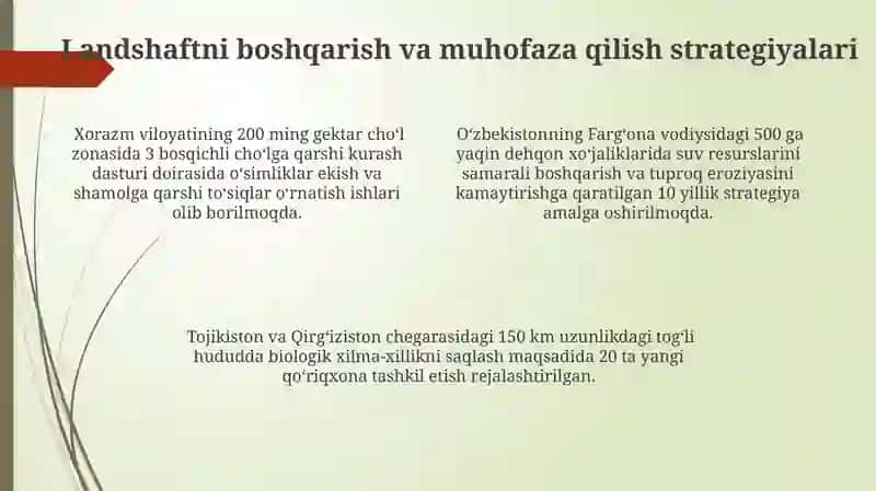 Landshaftlarni baholash 4