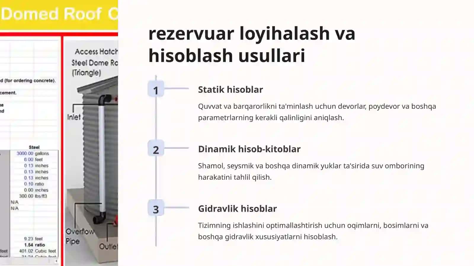 Vertikal jamoali sement rezervuar bilan tanish 4