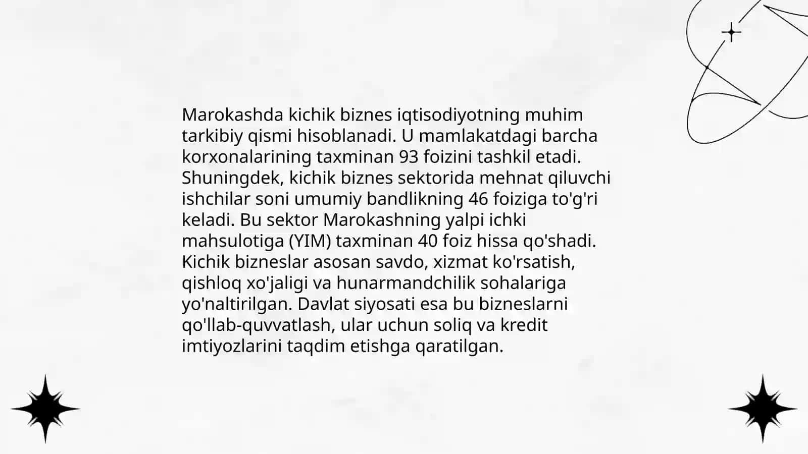 Marokash mikroiqtisodiyoti 4