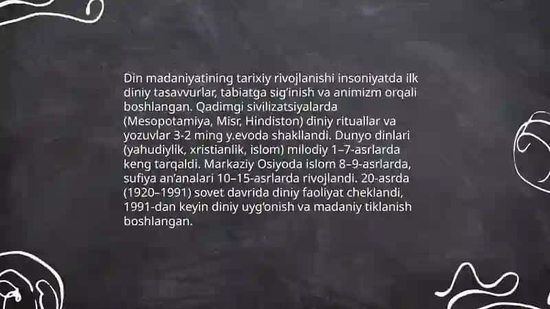 Din madaniyat fenomeni 4