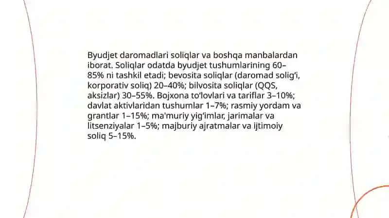 Iqtisodiyotda byudjet-soliq siyosati 4