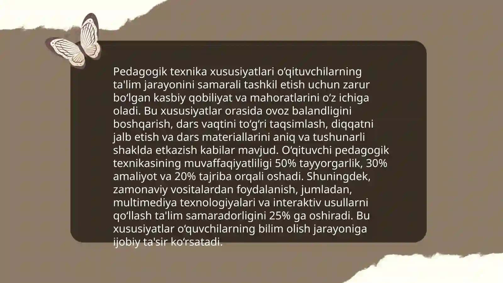 Pedagogik texnika haqida tushuncha 4