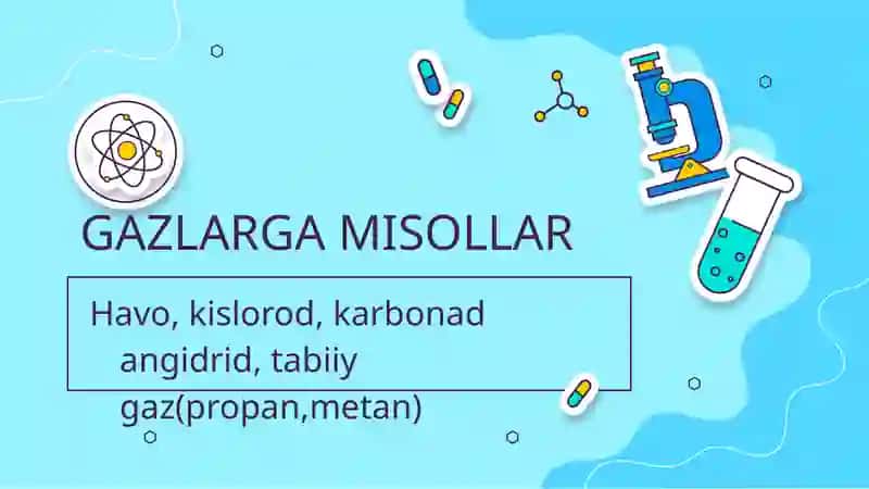 6-sinf Tabiiy fanlar:GAZLAR 4