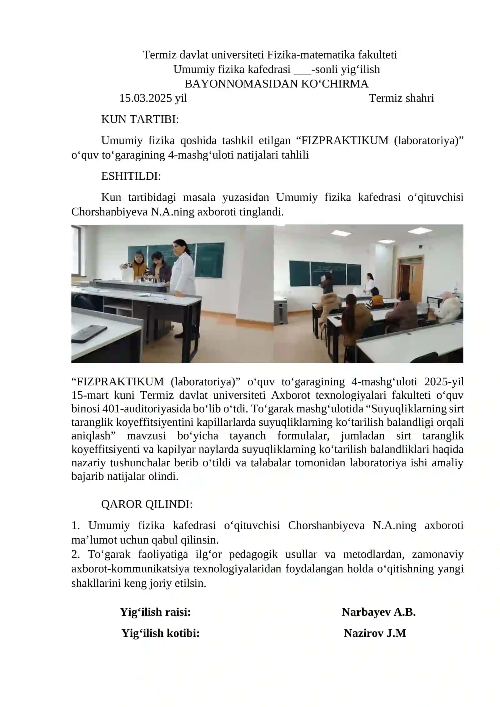 FIZPRAKTIKUM (laboratoriya) 4