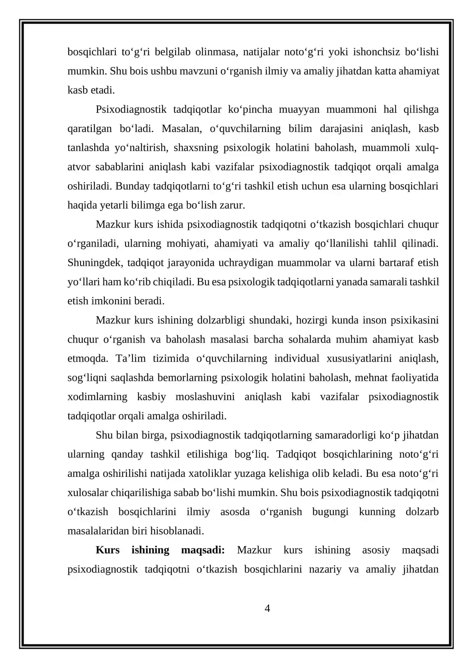 PSIXODIAGNOSTIK TADQIQOTNI O‘TKAZISH BOSQICHLARI 4