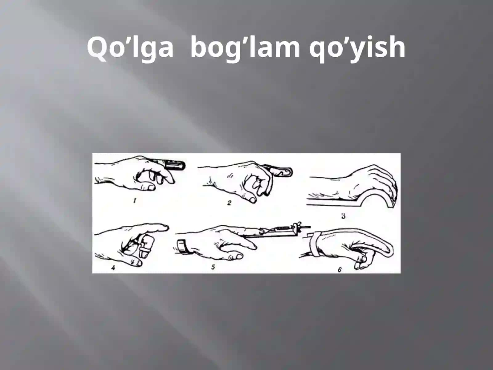 Desmurgiya va transport immobilizatsiyasi 4