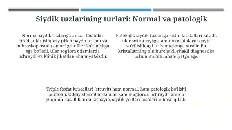Peshobda uchrovchi tuzlar mikroskopiyasi 4