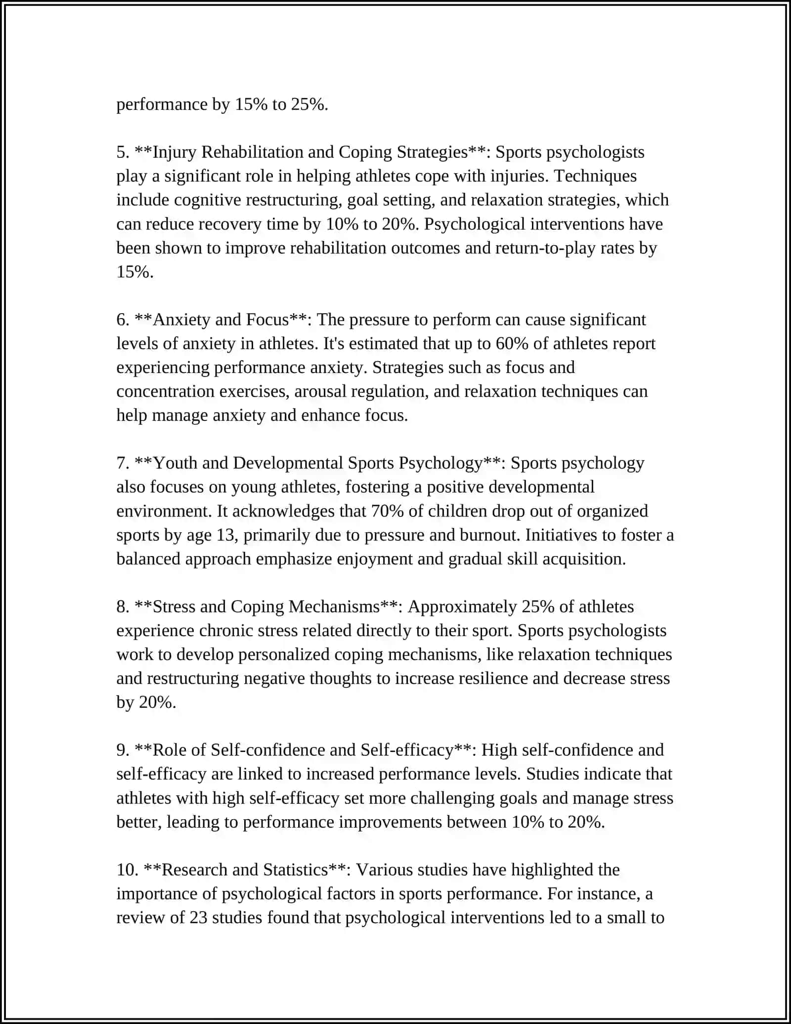 SPORTS PSYCHOLOGY 4