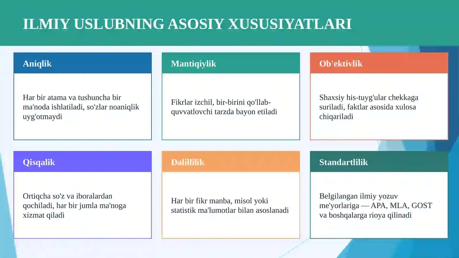 ILMIY TADQIQOTDA USLUB MASALASI 4