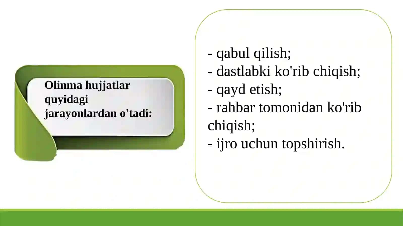 HUJJATLAR USTIDA ISHLASHTARTIBOTI 4