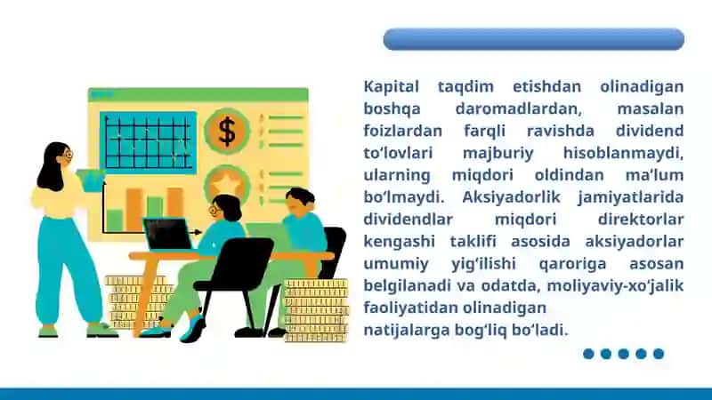 divedentlar siyosatining nazariy asoslari 4