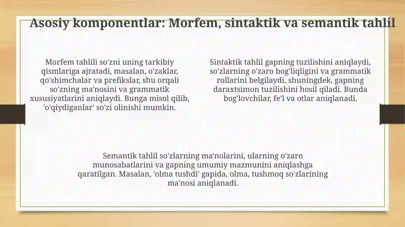 Mashina tarjima tizimlarining lingvistik protsessori 4