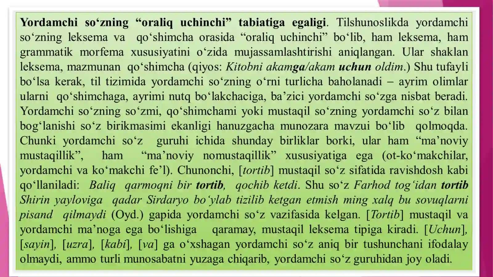 Yordamchi so‘zlar va ularning turlari 4