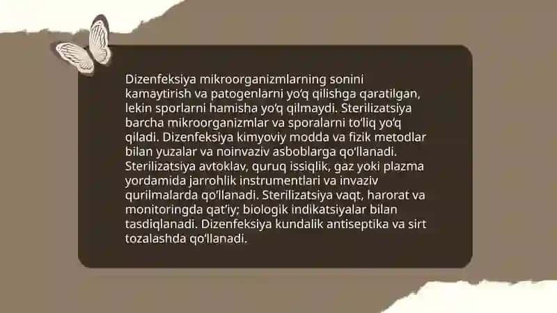 Dizenfeksiya tasnifi 4