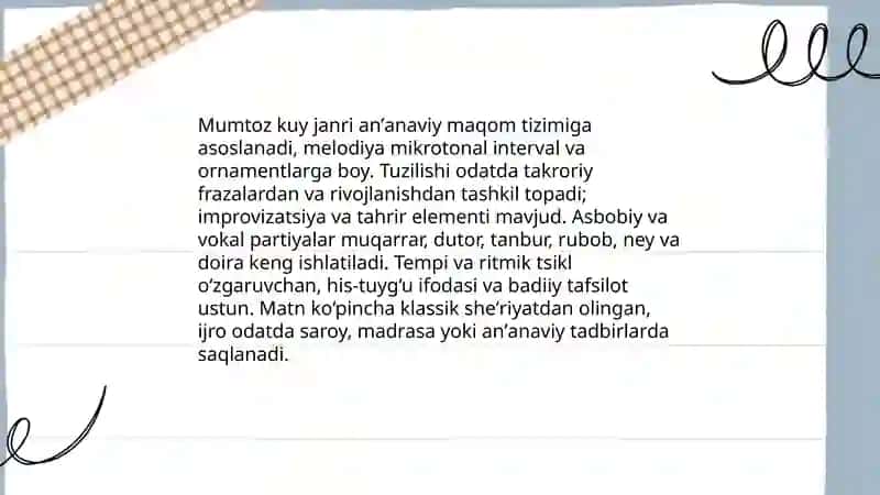 Mumtoz kuy musiqalari 4