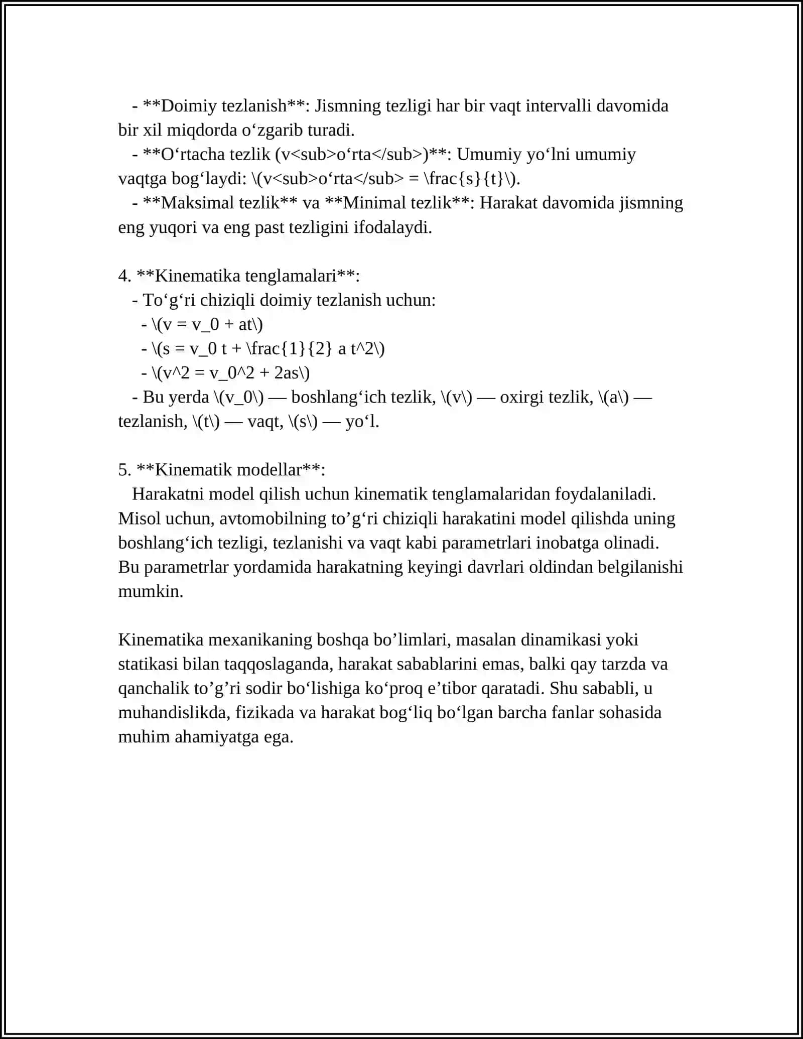 KINEMATIKA 4