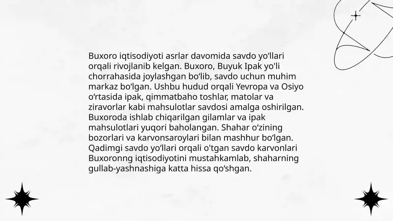 Buxoro amirligi tarixiy sharoiti 4