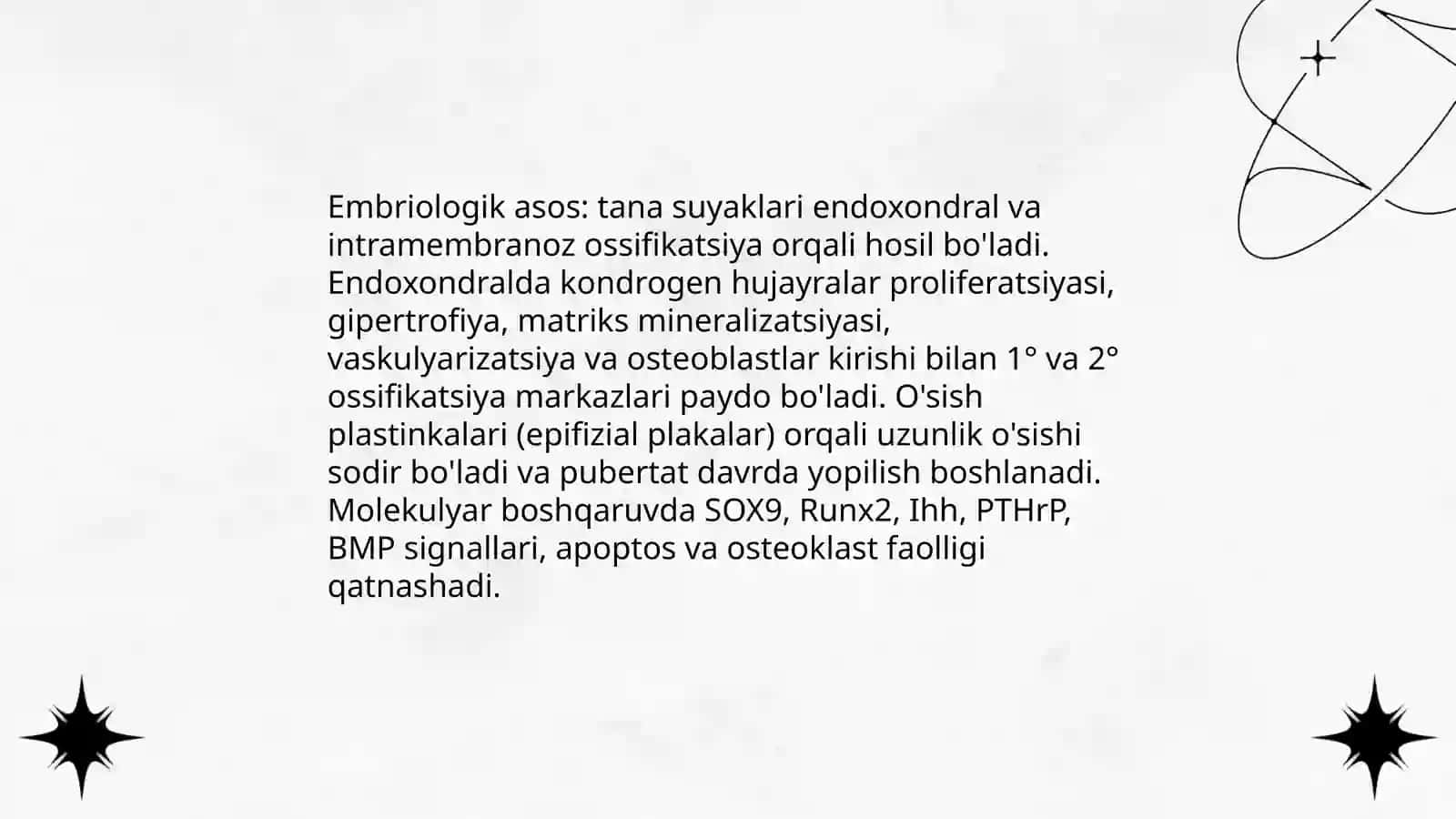 Tana suyaklarini birlashuvi va ularning bolalardagi xususiyatlari 4