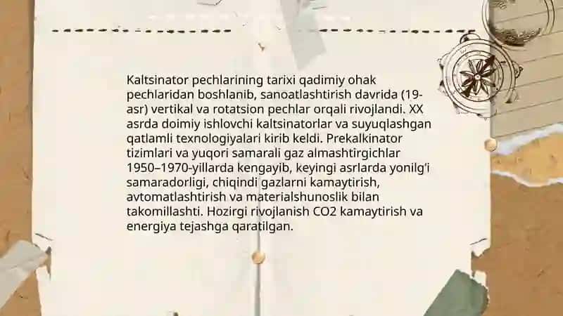 Kaltsinator pechlari va ularning konstruksiyasi 4