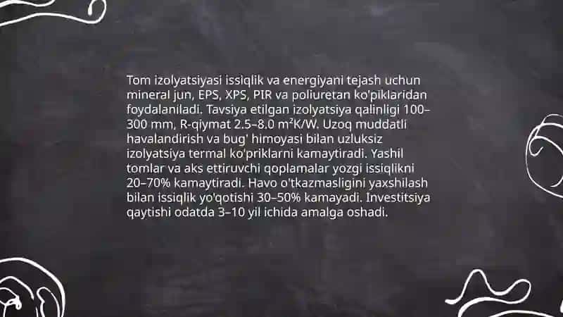 Tom qoplamalarini ishlab chiqish. 4