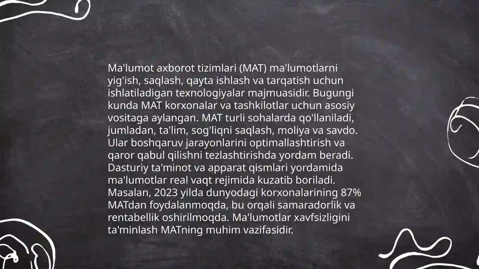 Ma'lumot axborot hujjatlari 4