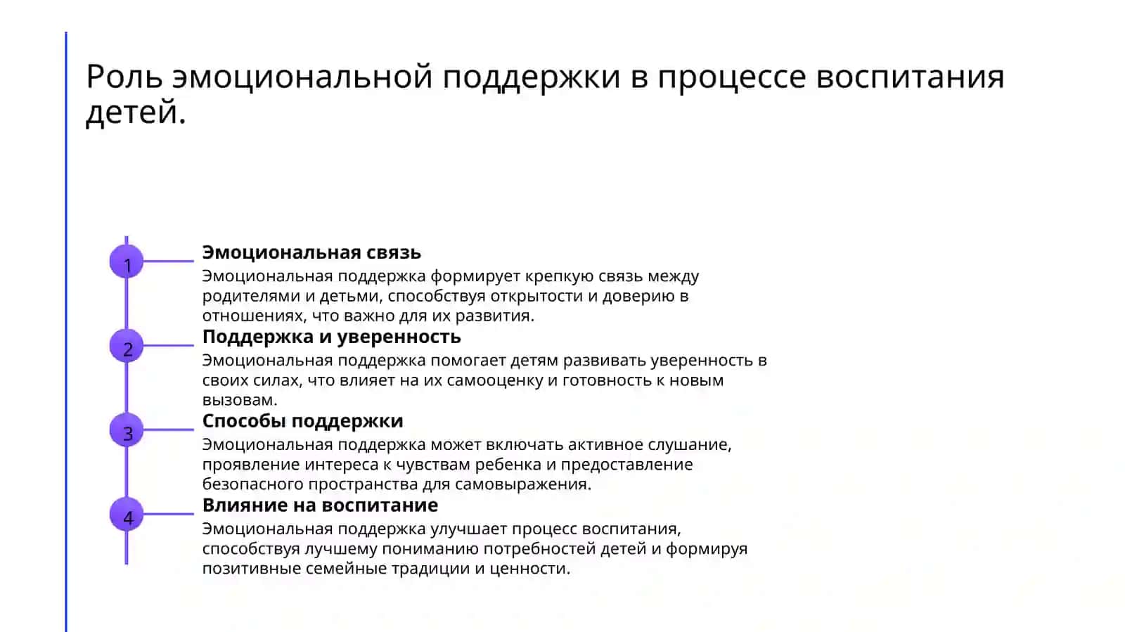 Основы воспитание в семье 4
