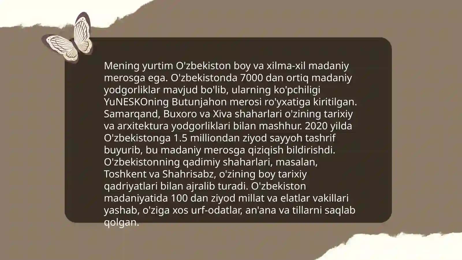 Mening yurtim. Orfoepiya masalalari 4