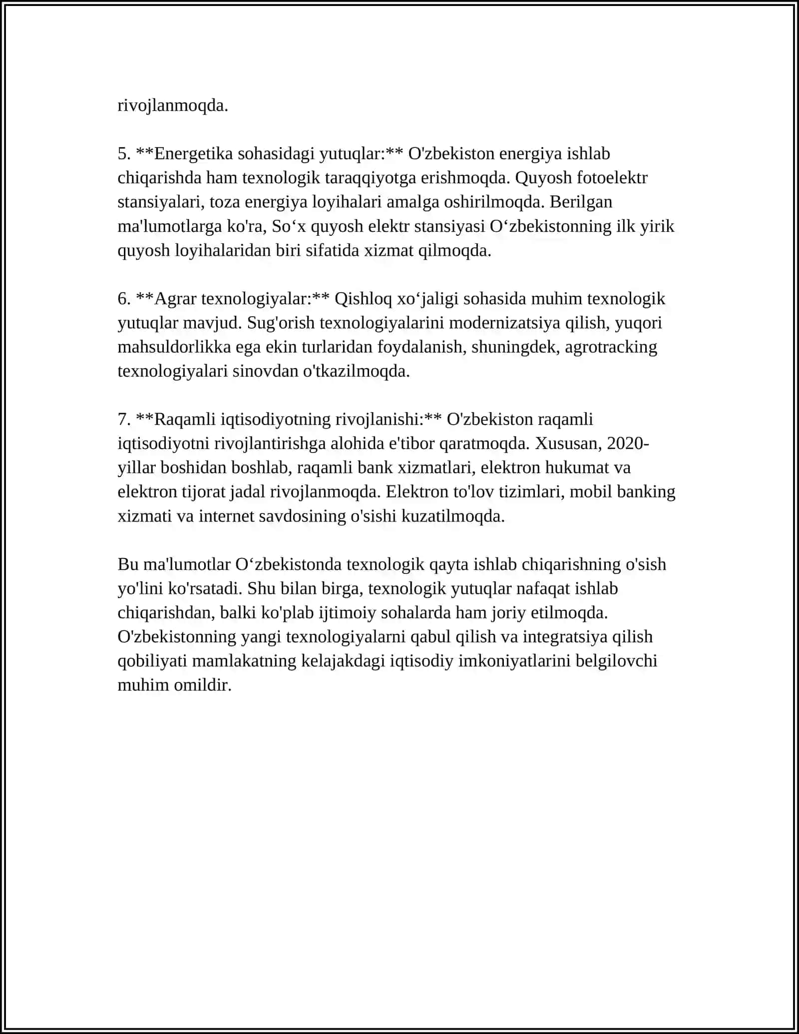 Oʻzbekistonda Texnologik Qayta Ishlab Chiqarish Tarixi 4