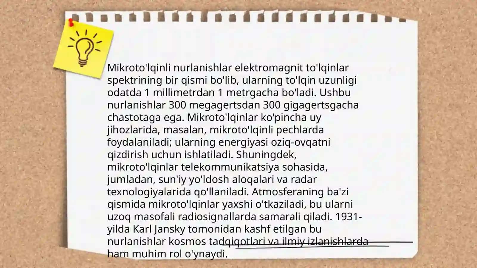 Infraqizil nurlanishlar va mikroto'lqinli nurlanishlar 4