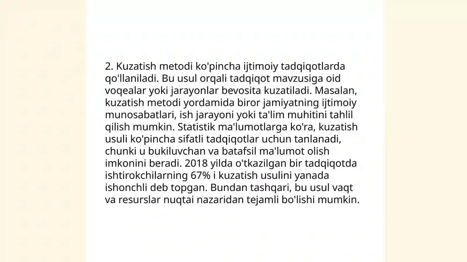 Rivojlanish psixologiyasi metodlari 4