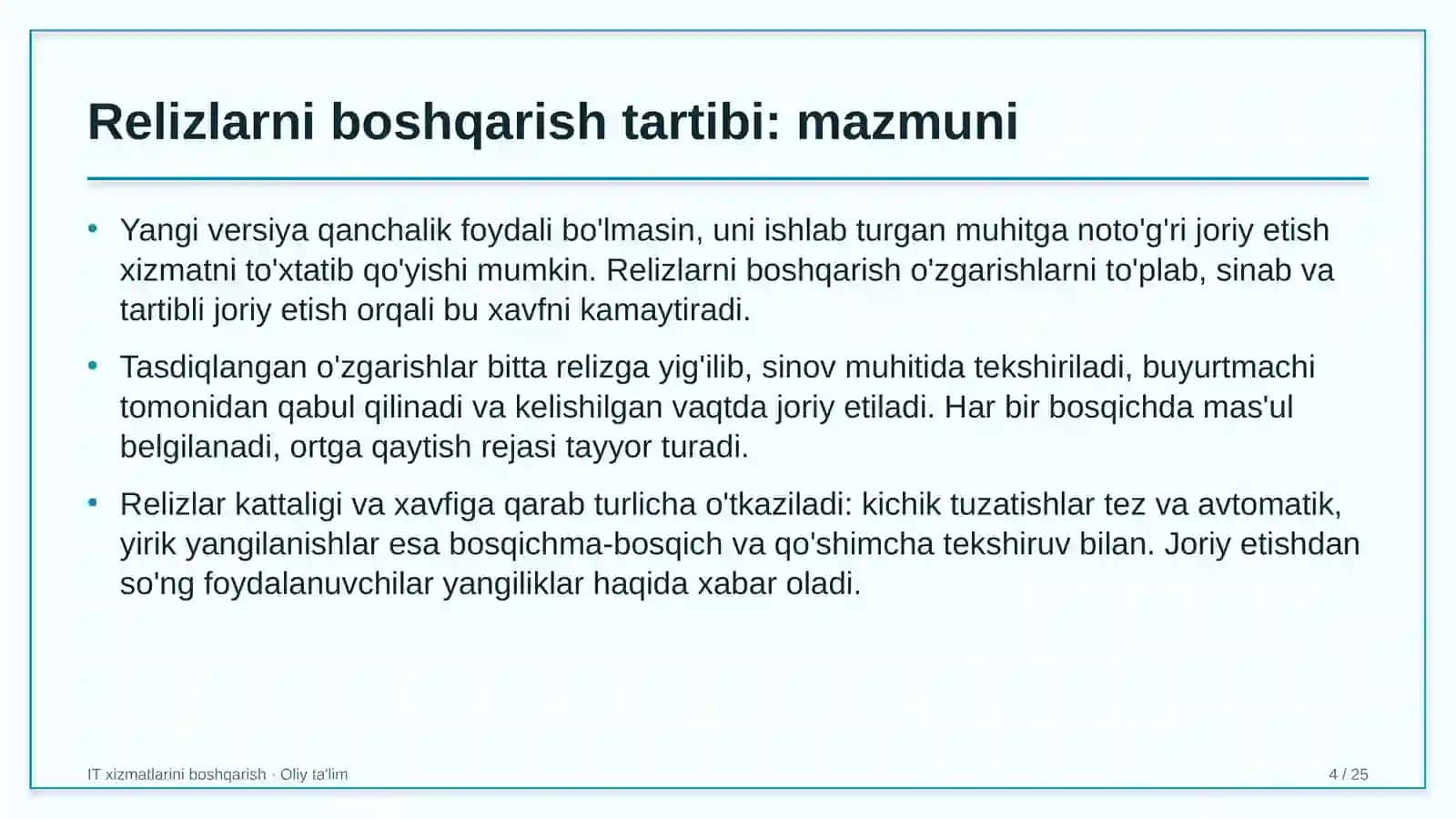 Boshlang'ich ta'limda relizlarni boshqarish tartibini joriy etish 4