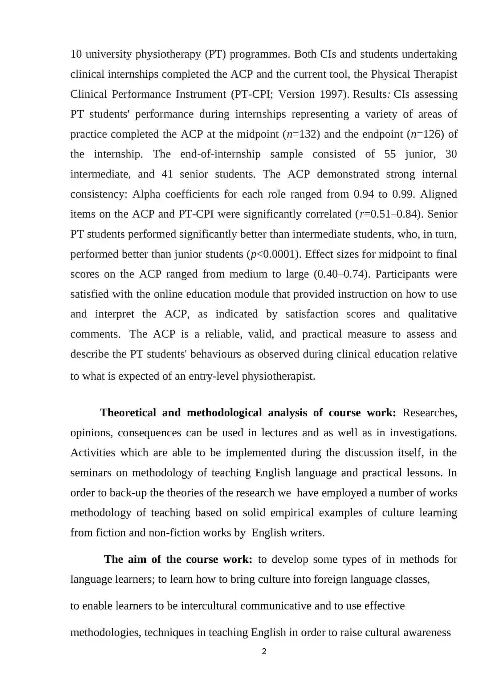 Kurs ishi "VALIDITY,RELIABILITY, PRACTICALITY" 4
