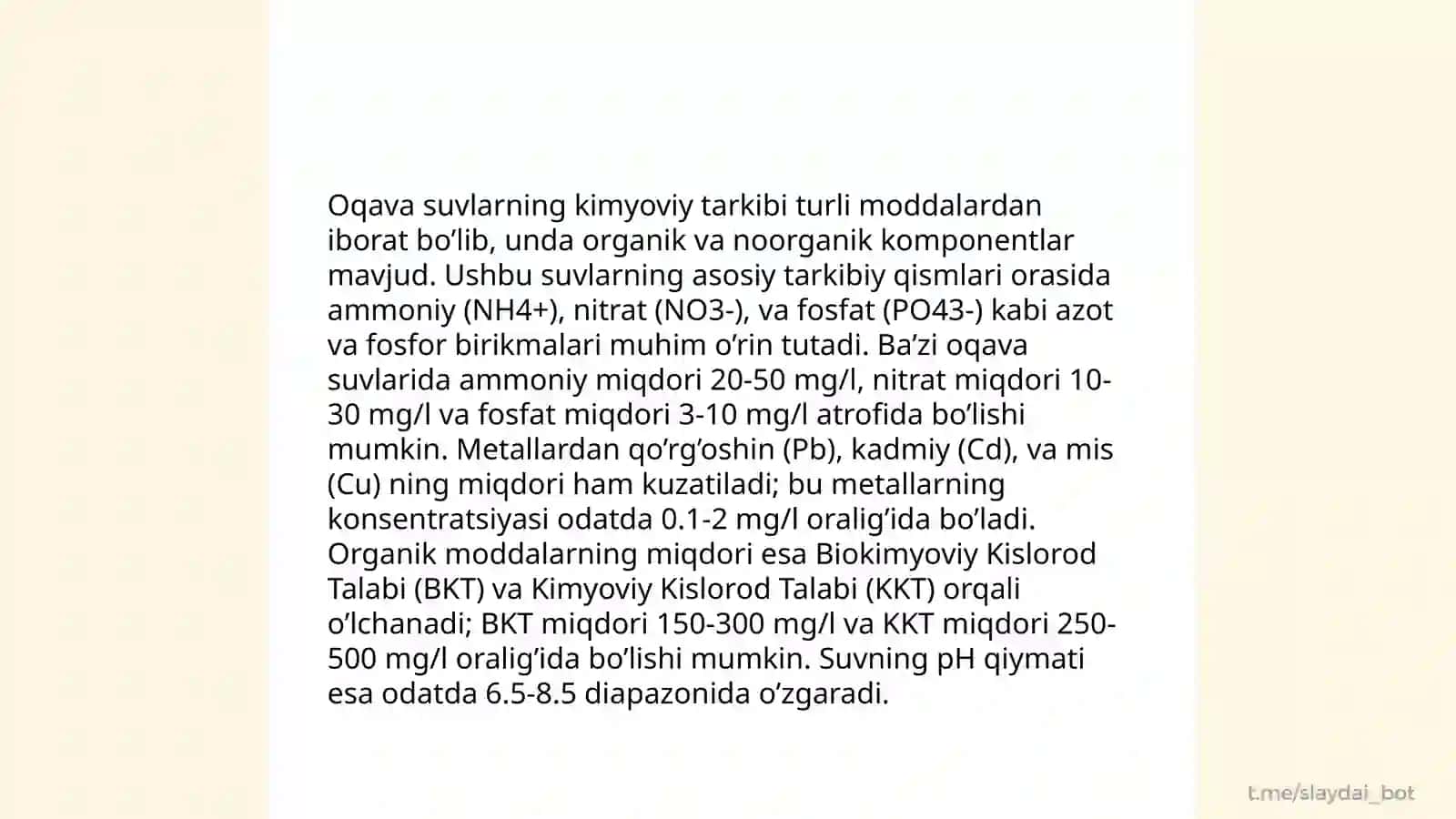 Oqava suvlarni neytrallash usuli bilan tozalash 4