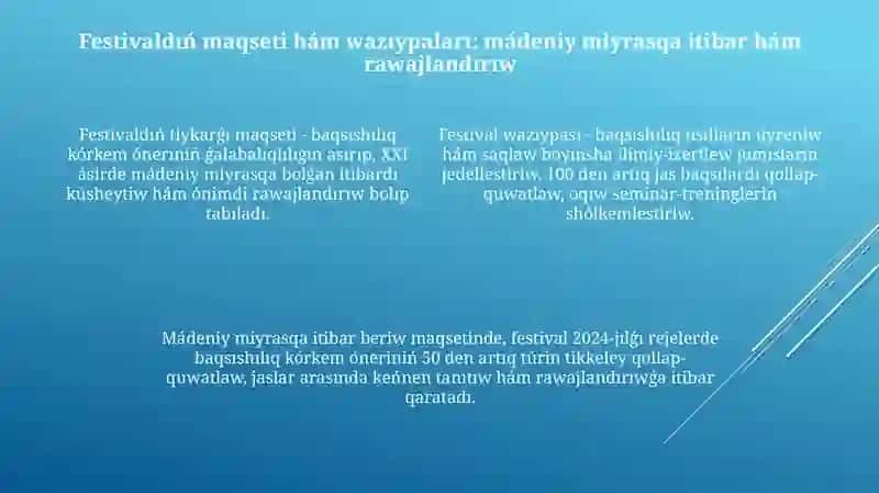 Baqsishiliq kórkem óneri festivali 4