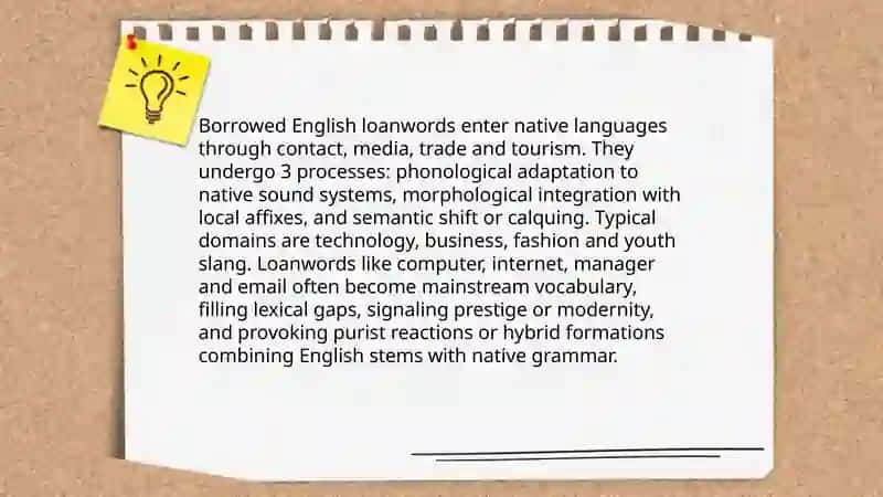 Code-switching between English and native languages 4