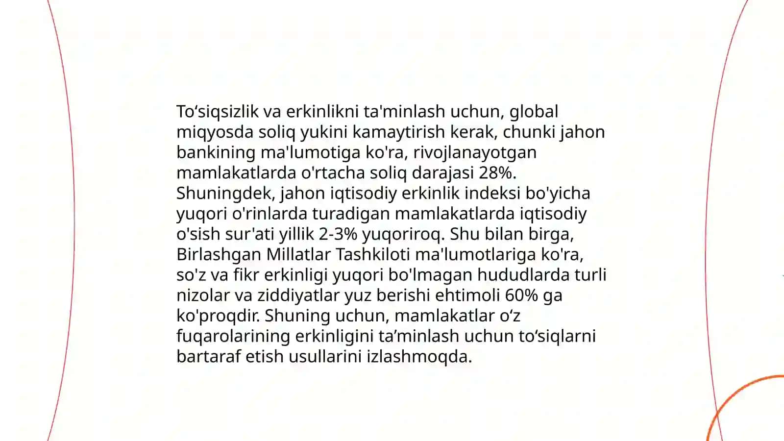 Toʻsiqsizlik ma'nosini ifodalash 4