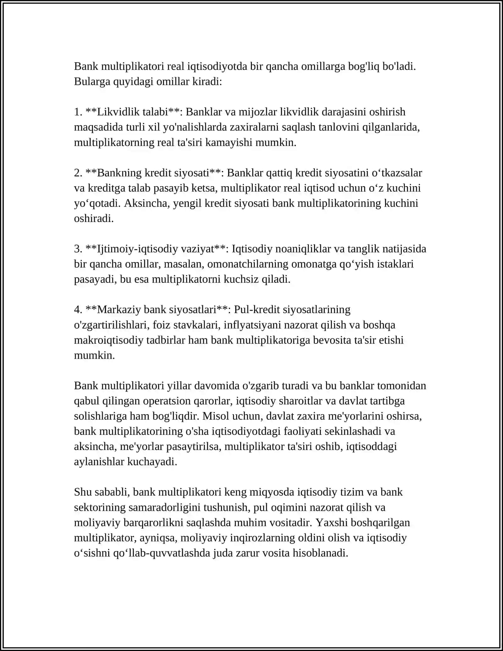 BANK MULTIPLIKATORI 4