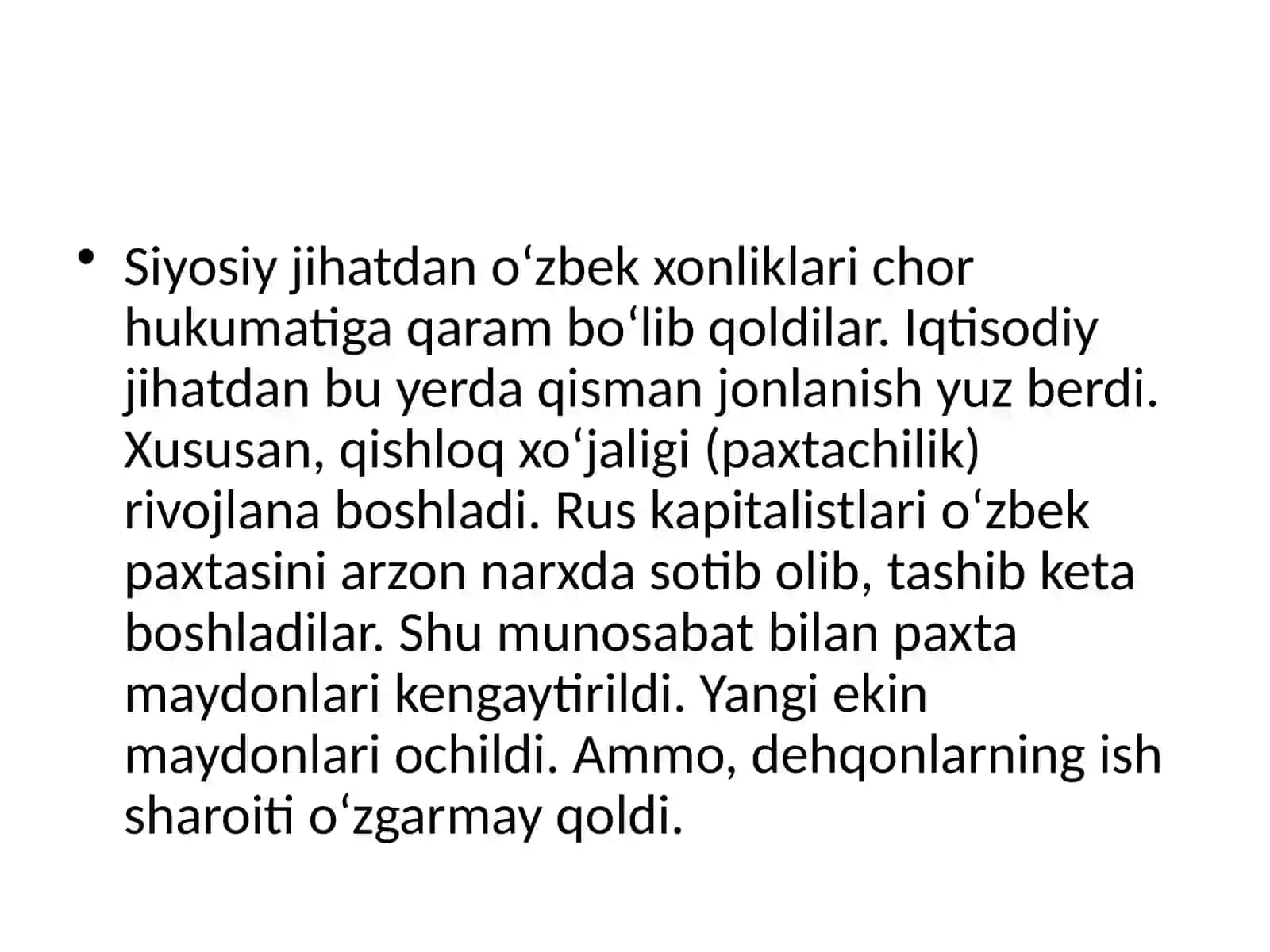 MUSTAMLAKA DAVRIDAGI TIBBIYOT 4