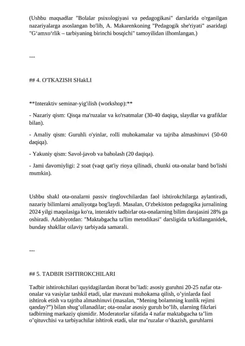 Ota-onalar va vasiylar tomonidan bolalarga gʻamxoʻ 4