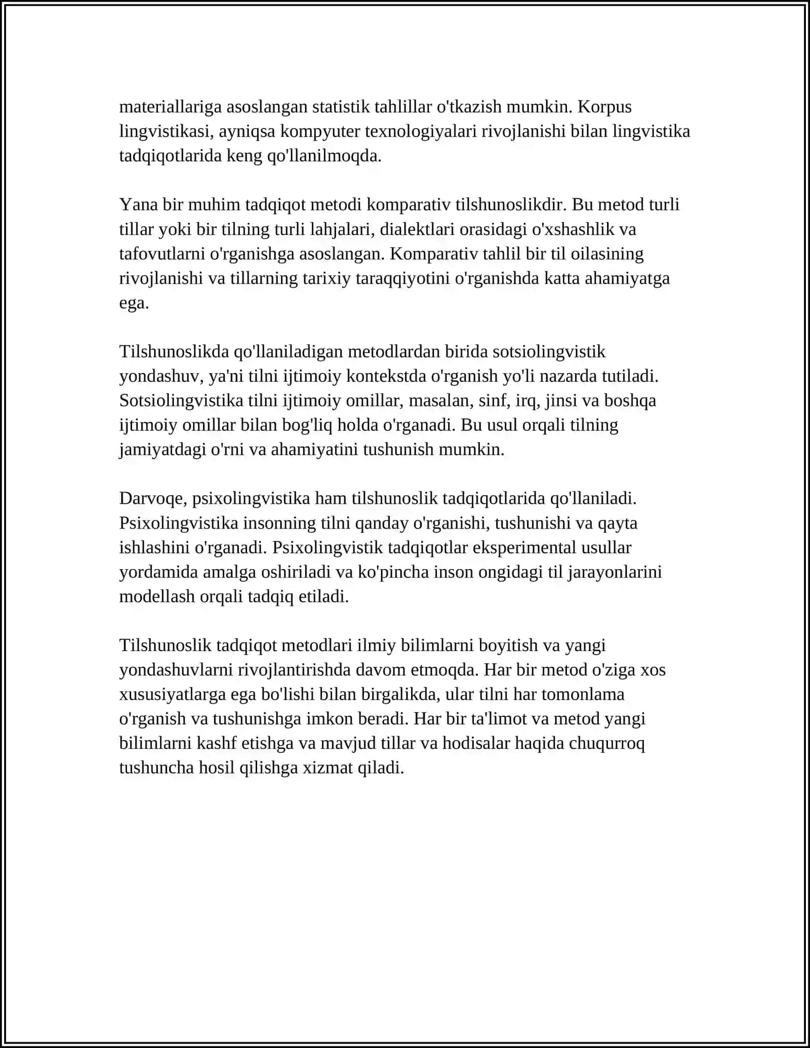 LINGVISTIK TADQIQOT METODLAR 4