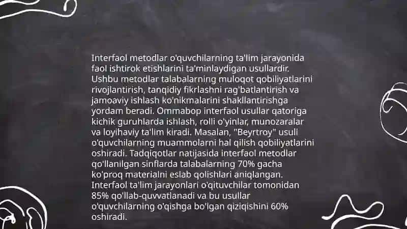 An'anaviy ta'lim metodlari 4