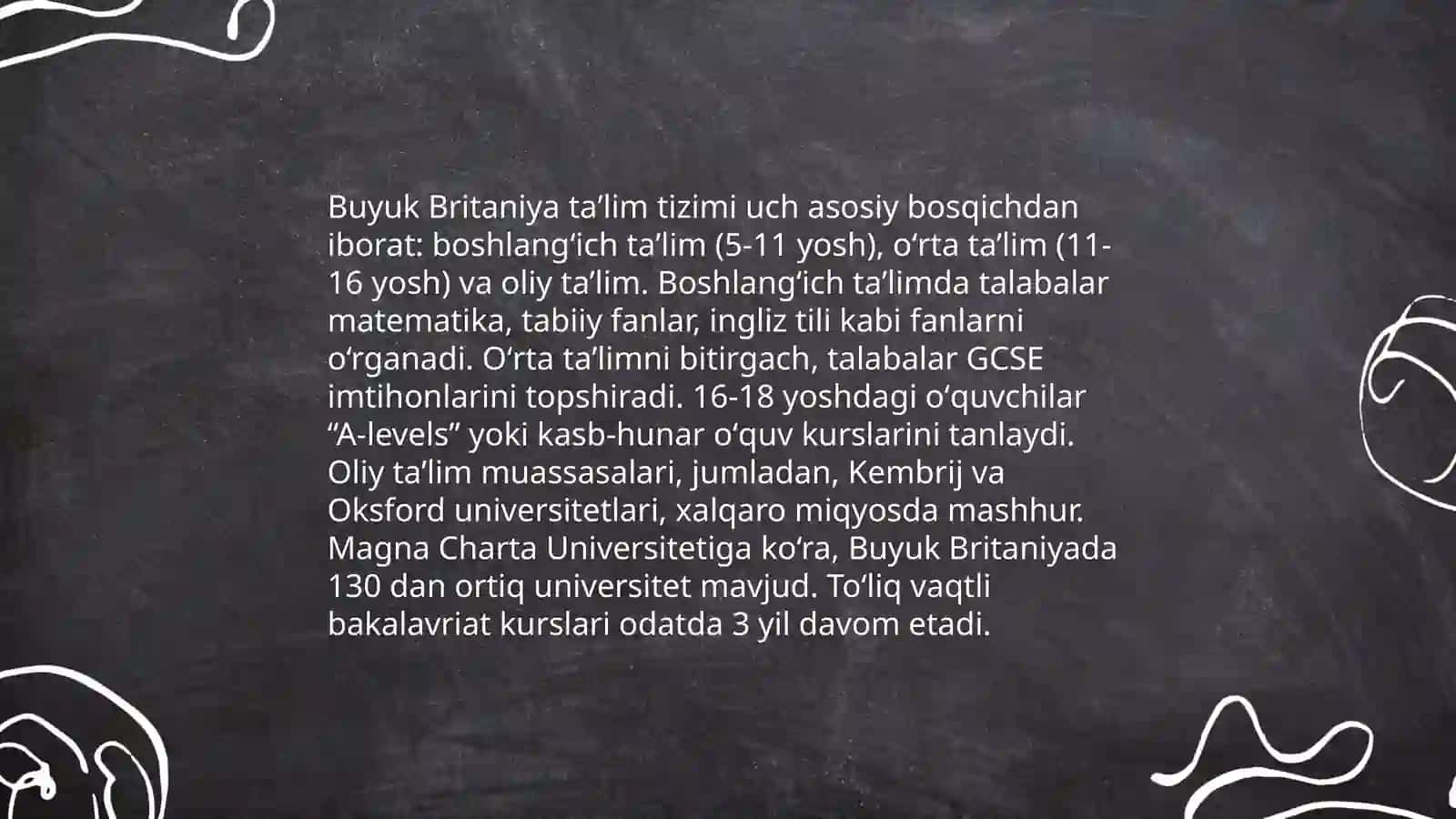 Xalqaro Baholash Asoslari fanidan Mustaqil Ta'lim 4